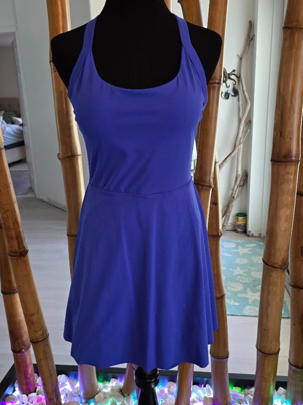 Blue Halara Dress with built in shorts